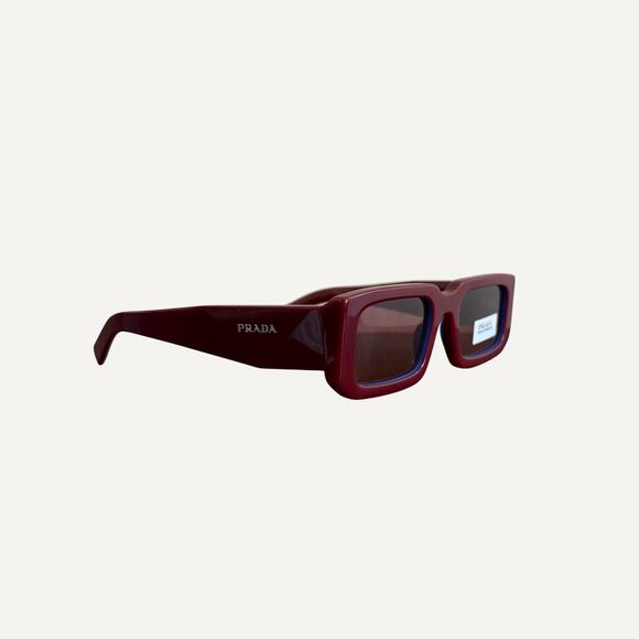 Unisex - Prada SPR 06Y 16M-08S Square Tinted Sunglasses - Picture 1 of 5